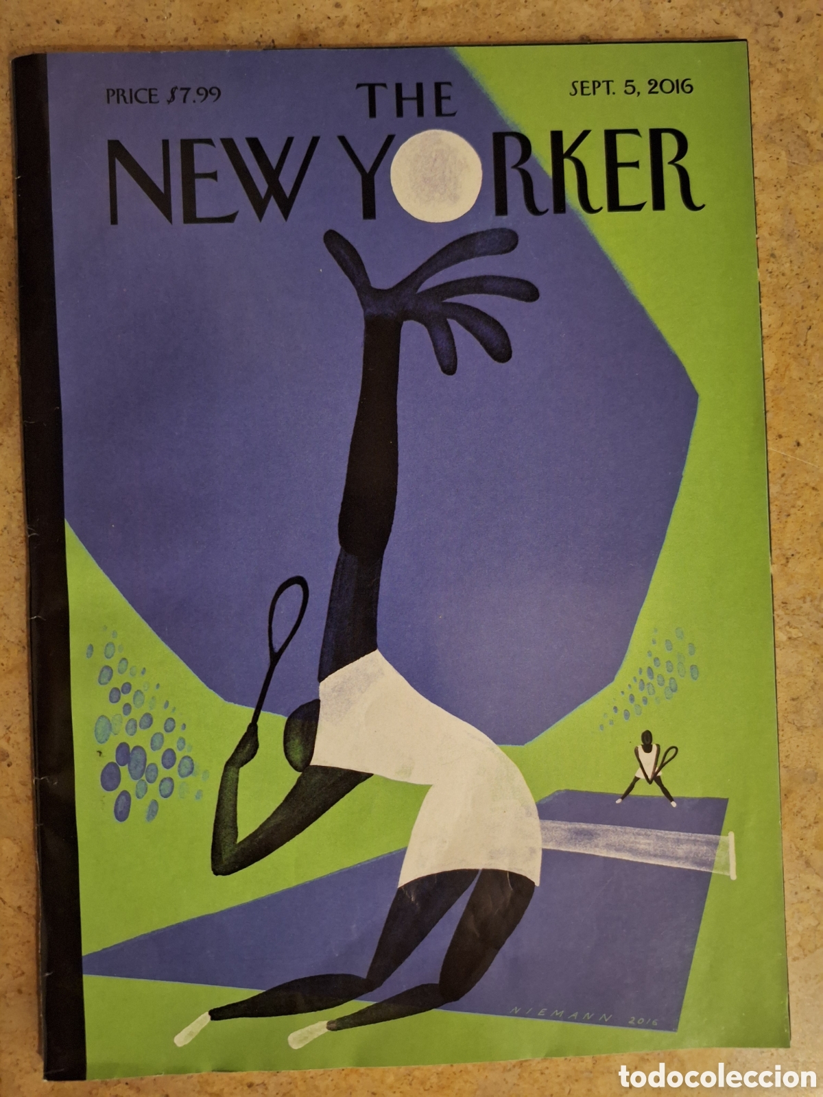 Coleccionismo de revistas y peri&oacute;dicos: The New Yorker del 5 de septiembre de 2016. Portada ilustrada por Christoph Niemann