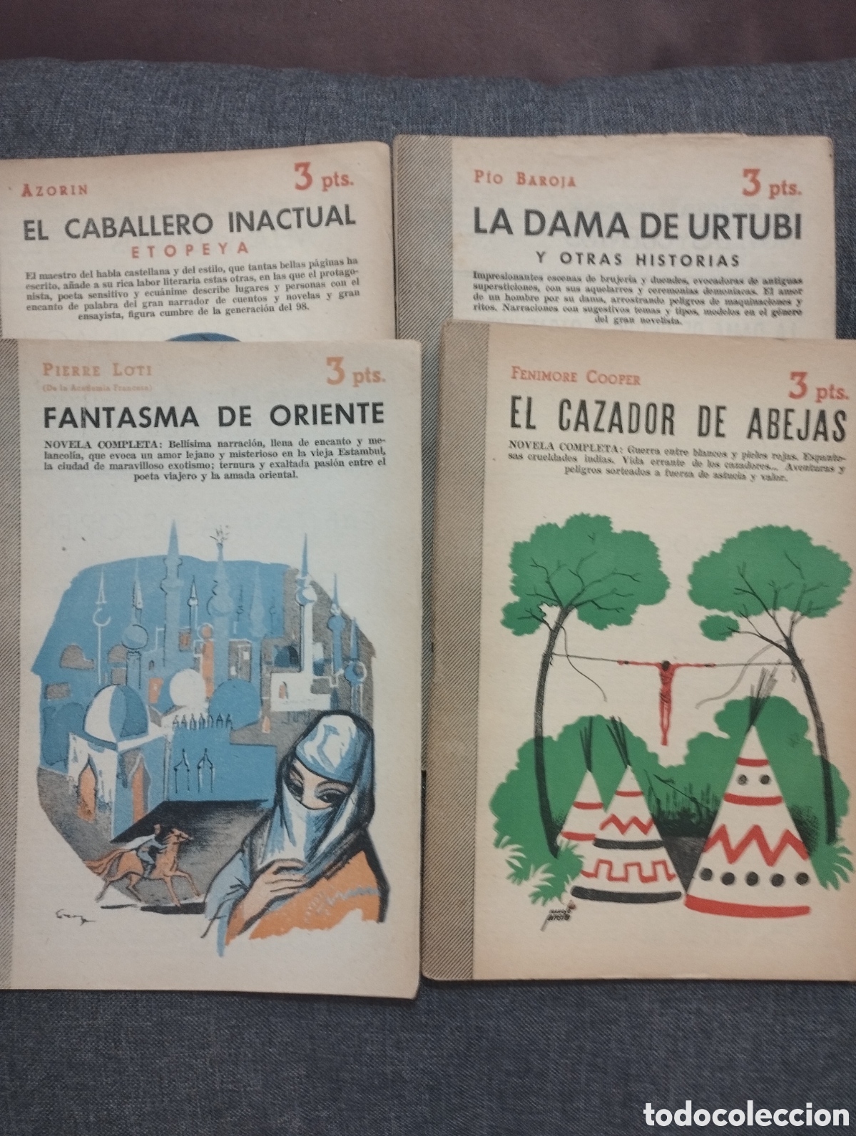 Coleccionismo de revistas y peri&oacute;dicos: Lote de 4 novelas de la Revista Semanal Literaria 1957
