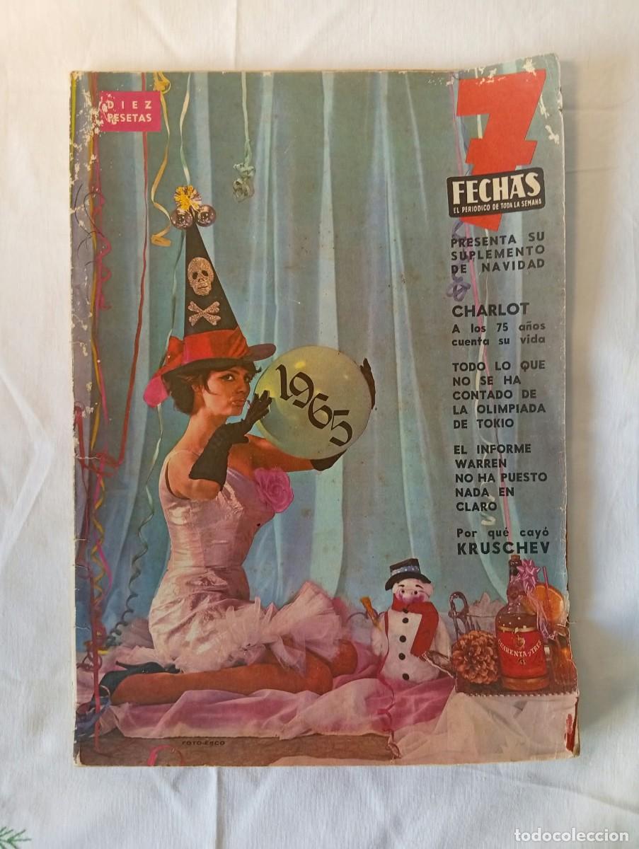 Collectionnisme de Revues et Journaux: Revista 7fechas especial Navidad a&ntilde;o 1974