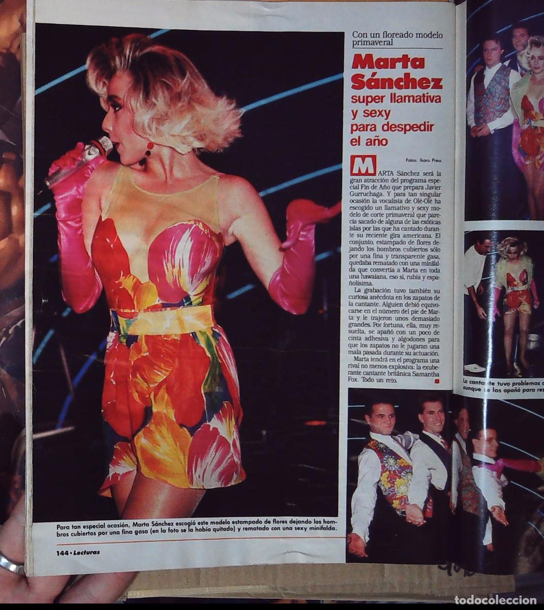 Coleccionismo de revistas y peri&oacute;dicos: marta sanchez ole ole