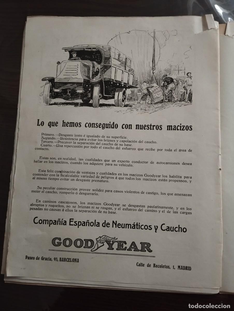 Coleccionismo de revistas y peri&oacute;dicos: HOJA NUEVO MUNDO 20 AGOSTO 1920, PUBLICIDAD GOODYEAR