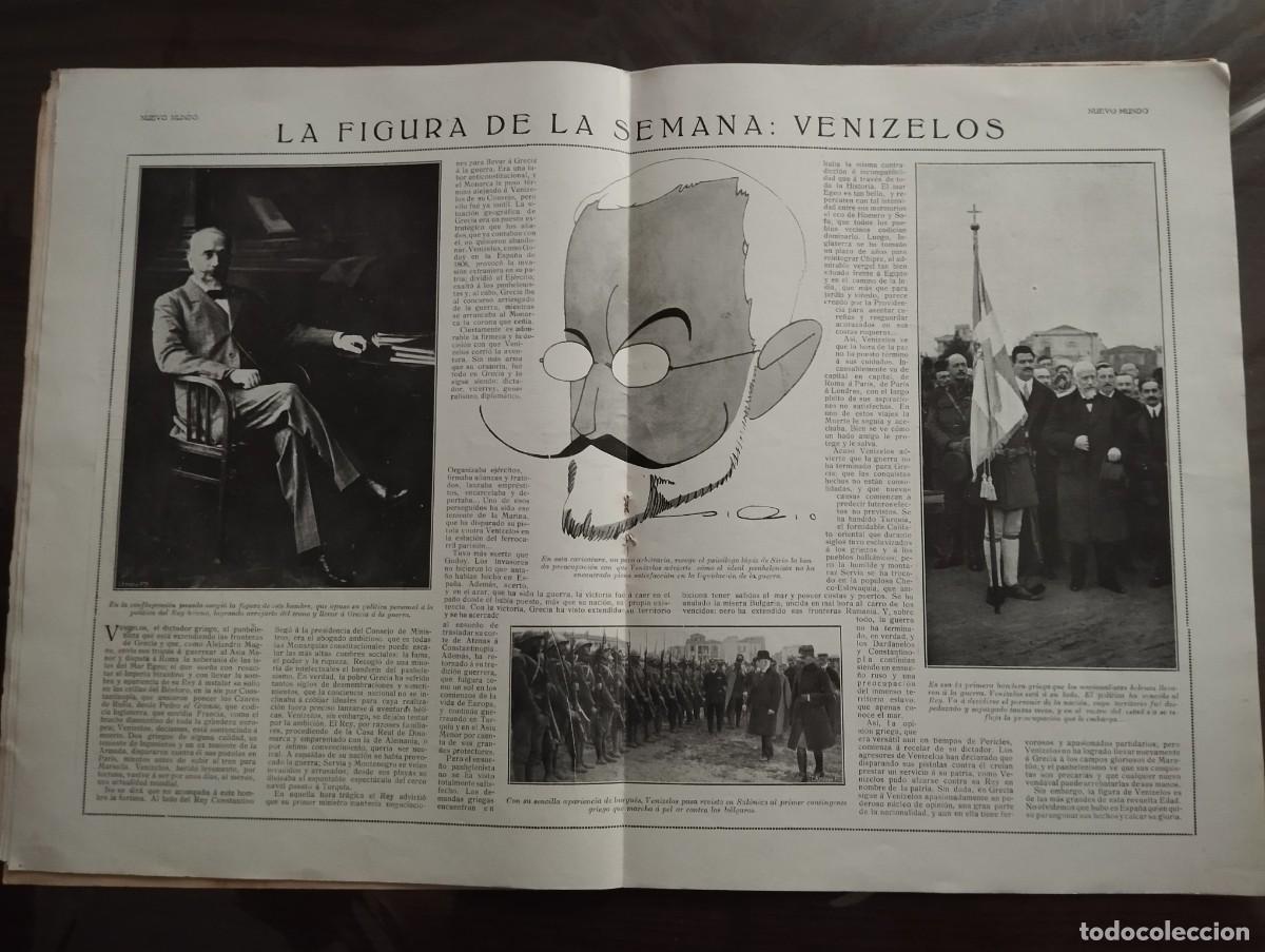 Coleccionismo de revistas y peri&oacute;dicos: HOJA NUEVO MUNDO 20 AGOSTO 1920,VENIZELOS