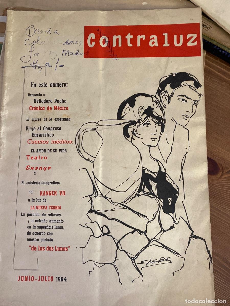 Coleccionismo de revistas y peri&oacute;dicos: REVISTA LITERARIA CONTRALUZ N&ordm; 31 JUNIO JULIO 1964 MURCIA AGRUPACION ESCRITORAS ESPA&Ntilde;OLAS.