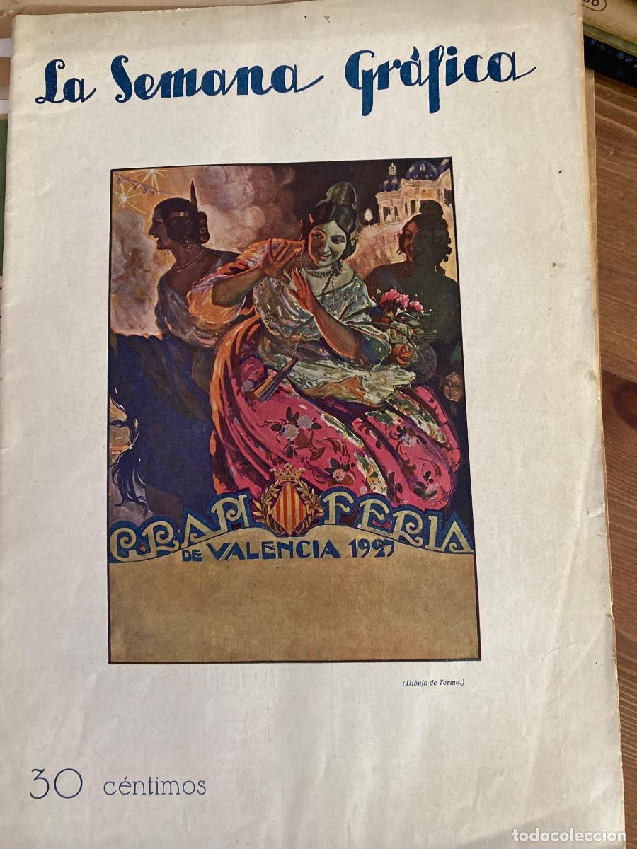 Coleccionismo de revistas y peri&oacute;dicos: LA SEMANA GRAFICA REVISTA ILUSTRADA DE LA REGION DE LEVANTE, N&ordm; 52, 1927. EXPLOSION EN BURJASOT
