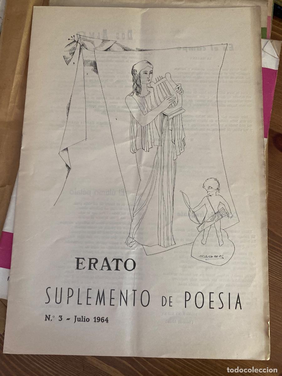 Coleccionismo de revistas y peri&oacute;dicos: ERATO SUPLEMENTO POESIA REVISTA LITERARIA CONTRALUZ MURCIA JULIO 1964 ASOCIACION ESCRITORAS ESPA&Ntilde;OLA