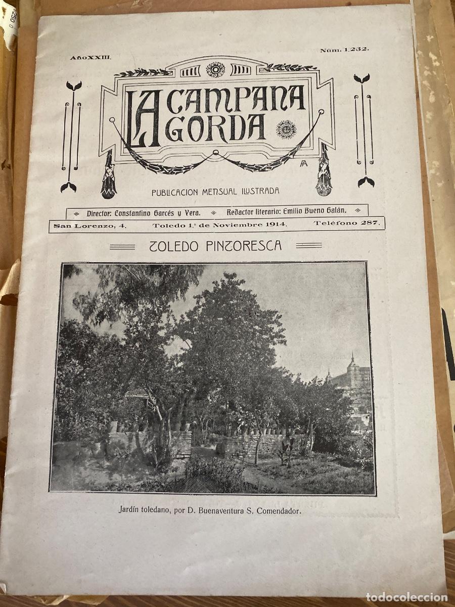Coleccionismo de revistas y peri&oacute;dicos: LA CAMPANA GORDA 1 NOVIEMBRE 1914 publicaci&oacute;n mensual ilustrada. escolar Fernandez Jimenez