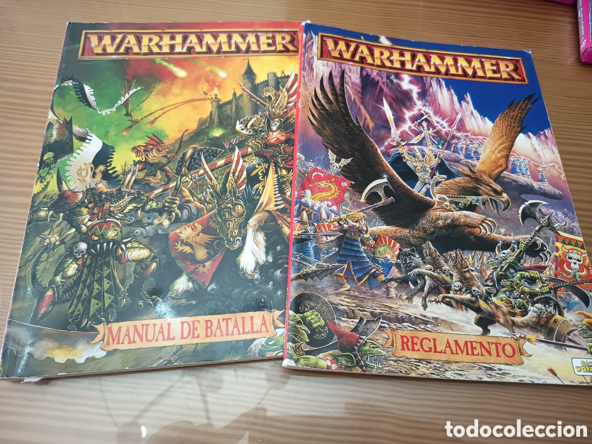 Coleccionismo de revistas y peri&oacute;dicos: Warhammer &rdquo; Reglamento &rdquo; y &rdquo; Manual De Batalla&rdquo; , como nuevos
