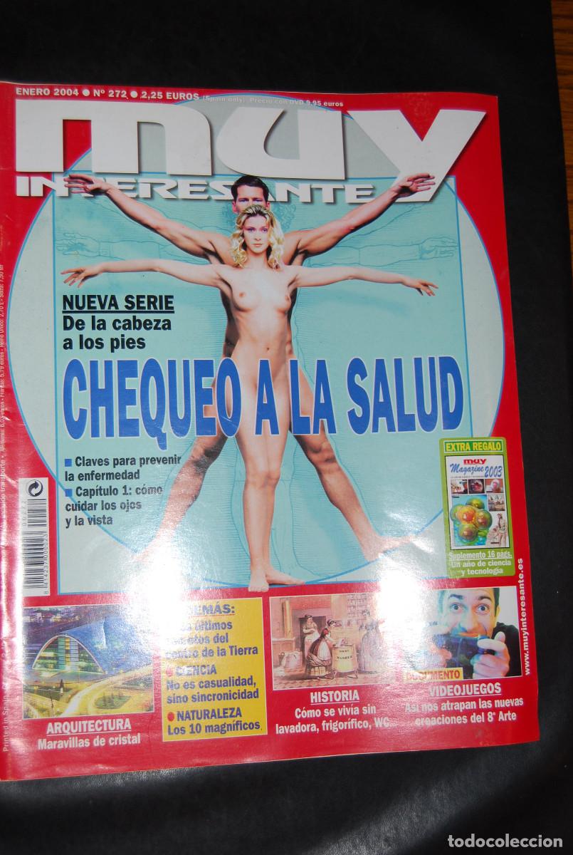 Coleccionismo de revistas y peri&oacute;dicos: MUY INTERESANTE.NUM.272-2004: CHEQUEO A LA SALUD-MARAVILLAS DE CRISTAL-VIDEOJUEGOS-SINCRONICIDAD