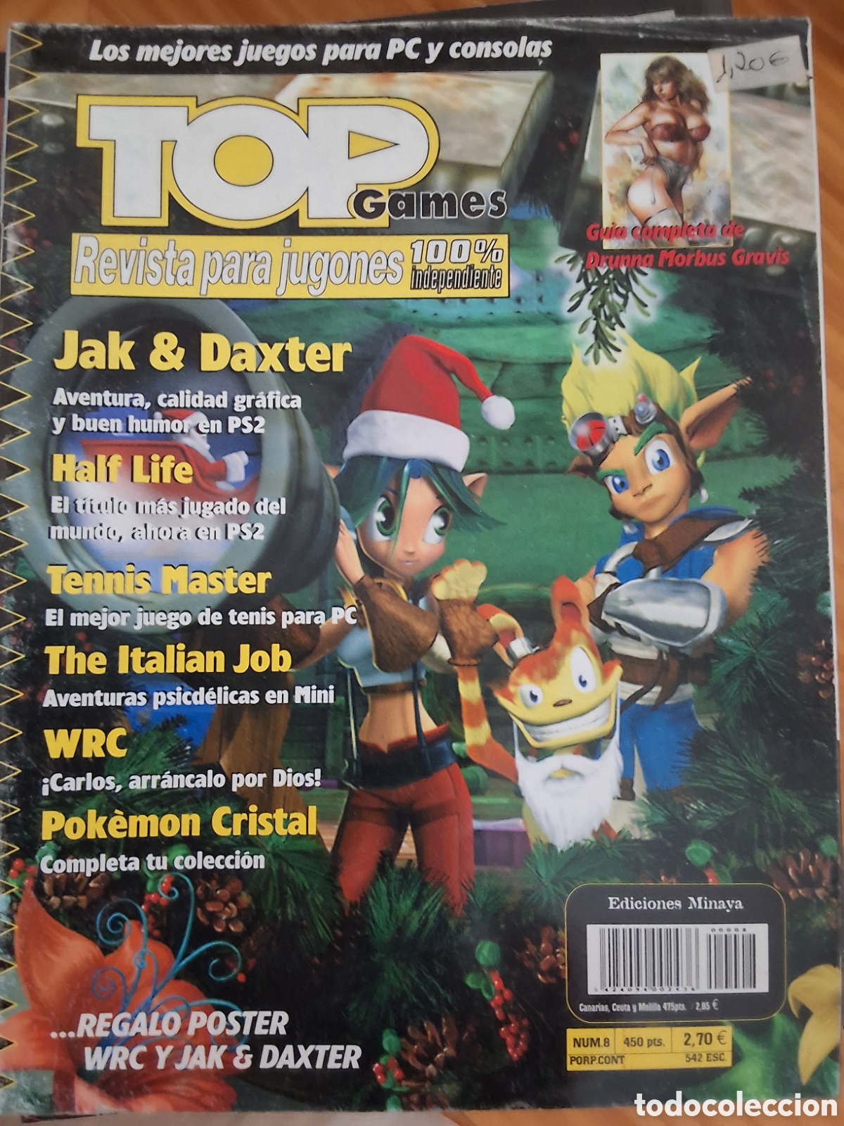 Sammeln von Zeitschriften und Zeitungen: Top games revista consolas n&uacute;mero 8 a&ntilde;o 2001/12