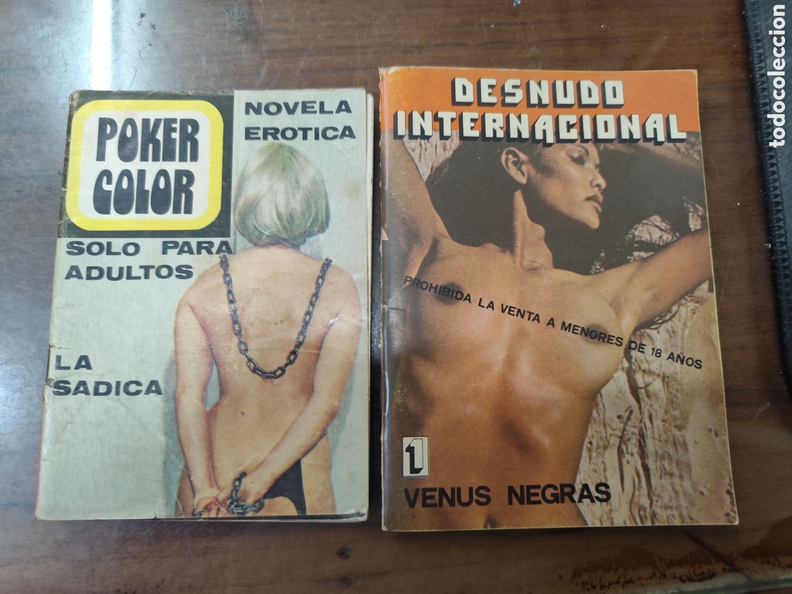Coleccionismo de revistas y peri&oacute;dicos: Lote 6 ejemplares revista er&oacute;ticas. Porno. A&ntilde;os 70-80. No se venden sueltas