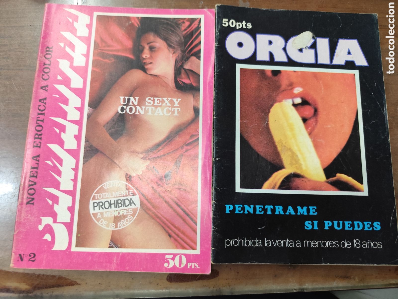 Coleccionismo de revistas y peri&oacute;dicos: Lote 4 ejemplares revista Erotica/Porno espa&ntilde;olas a&ntilde;o 1978. No se venden sueltas
