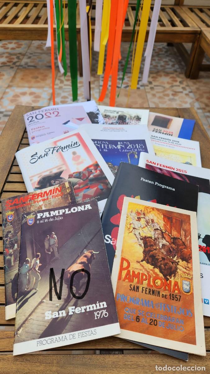 Collezionismo di Riviste e Giornali: LOTE PROGRAMAS DE SAN FERMIN 1957-2025