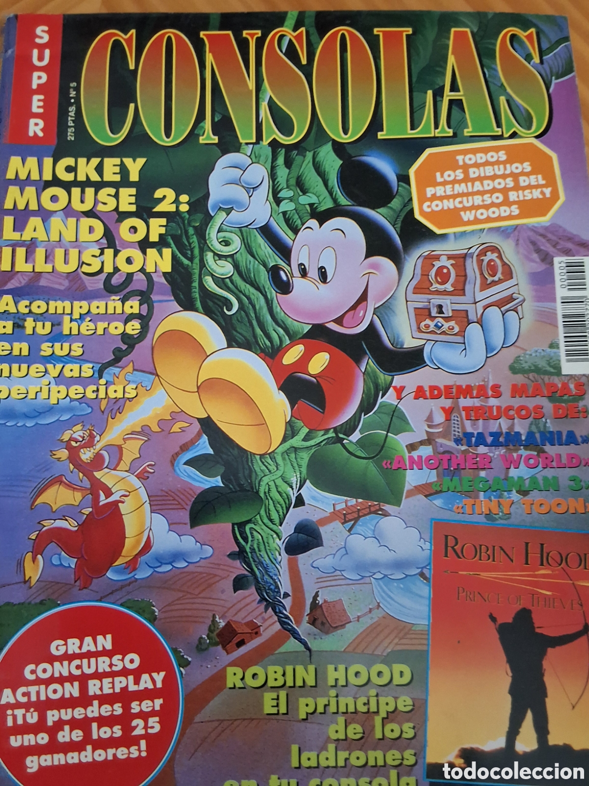 Coleccionismo de revistas y peri&oacute;dicos: Super consolas revista consolas n&uacute;mero 5 a&ntilde;o 1993/4