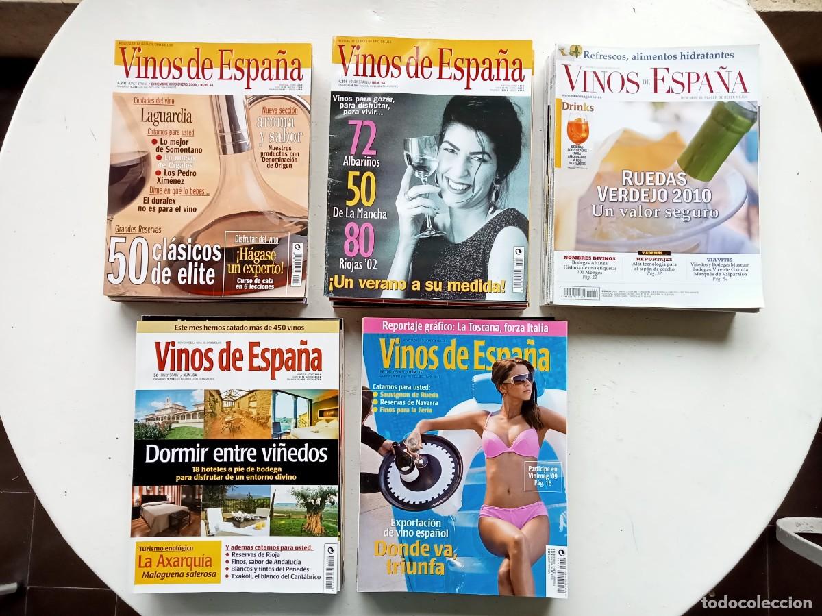 Sammeln von Zeitschriften und Zeitungen: Lote de 54 n&uacute;meros de la revista Vinos de Espa&ntilde;a (G+J)