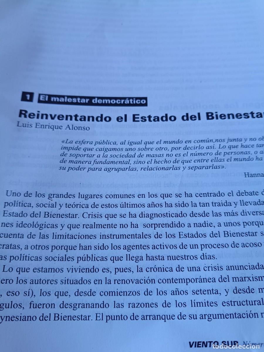 Coleccionismo de revistas y peri&oacute;dicos: ESTADO DE BIENESTAR, HISTORIA, CRISIS, ALTERNATIVA,TONI NEGRI. 39 PAGINAS DE REVISTA VIENTO SUR 1992