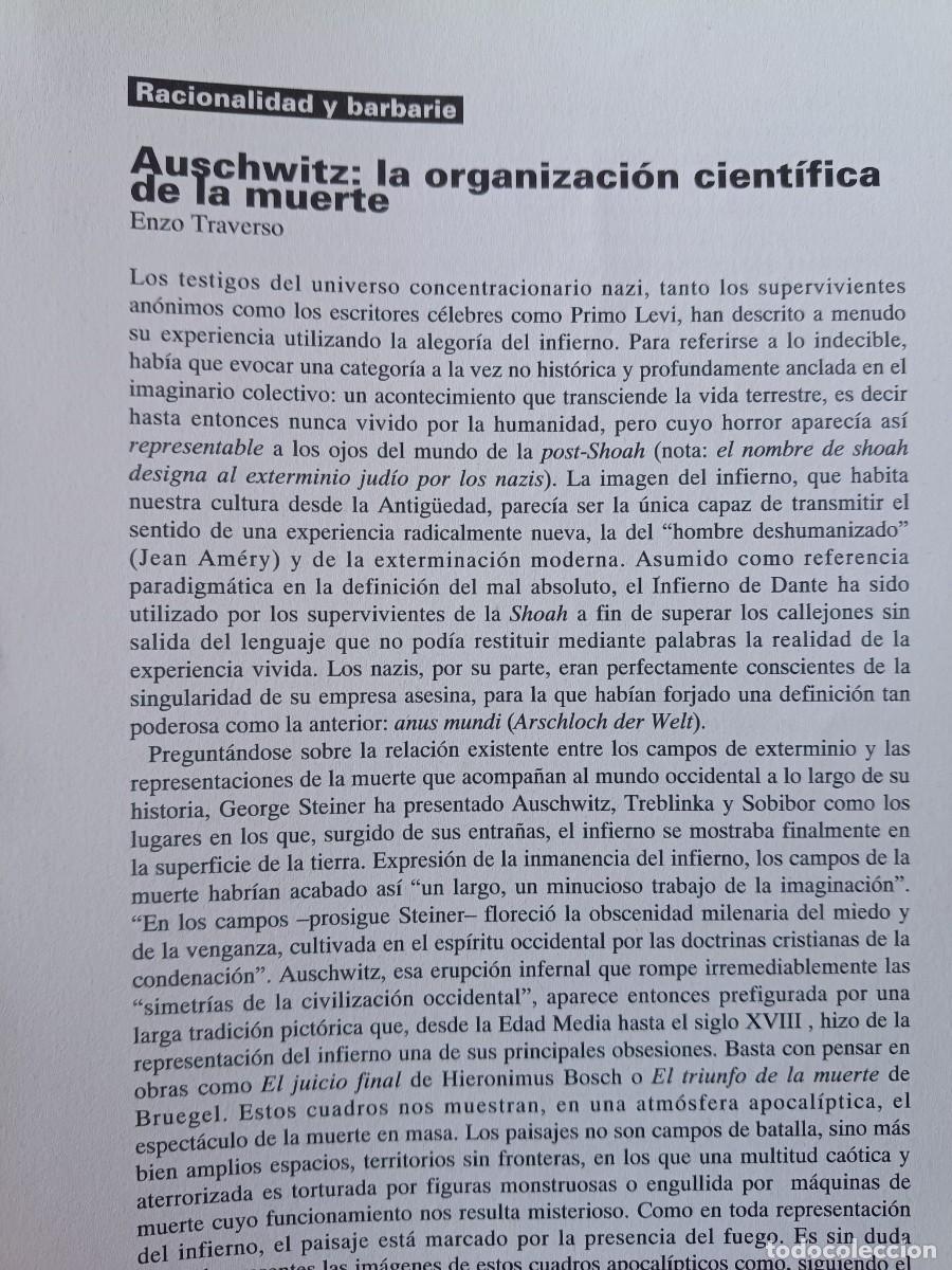 Coleccionismo de revistas y peri&oacute;dicos: EXTERMINIO DE AUSCHWITZ, ORGANIZACI&Oacute;N CIENT&Iacute;FICA DE LA MUERTE. 12 PAGINAS DE REVISTA VIENTO SUR 1992