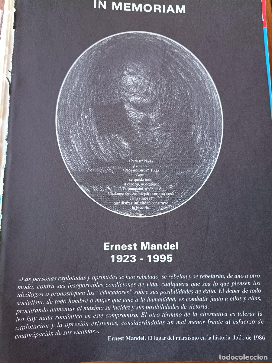 Coleccionismo de revistas y peri&oacute;dicos: ULTIMA ENTREVISTA A ERNEST MANDEL. 5 PAGINAS DE REVISTA VIENTO SUR 1995