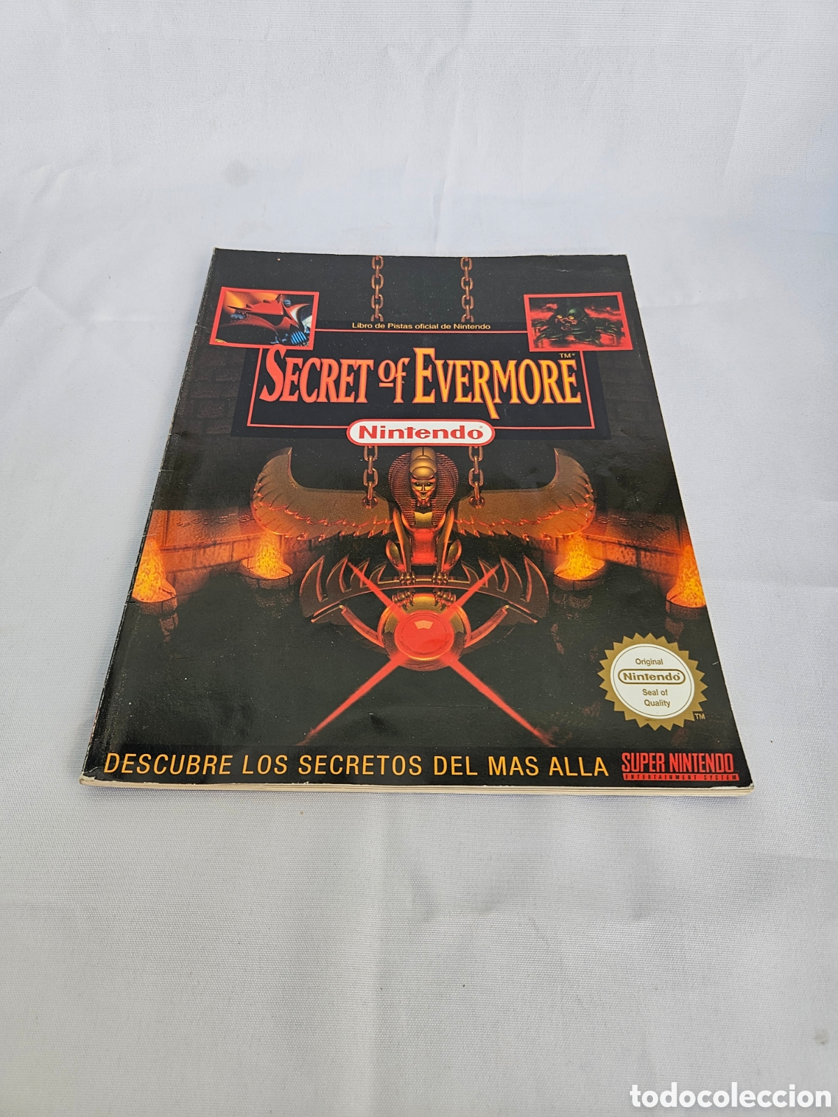 Coleccionismo de revistas y peri&oacute;dicos: REVISTA. LIBRO DE PISTAS OFICIAL DE NINTENDO. SECRET OF EVERMORE. SUPER NINTENDO