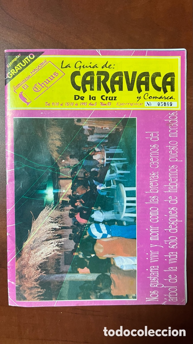 Coleccionismo de revistas y peri&oacute;dicos: LA GUIA DE CARAVACA Y COMARCA 1993 ( MURCIA )