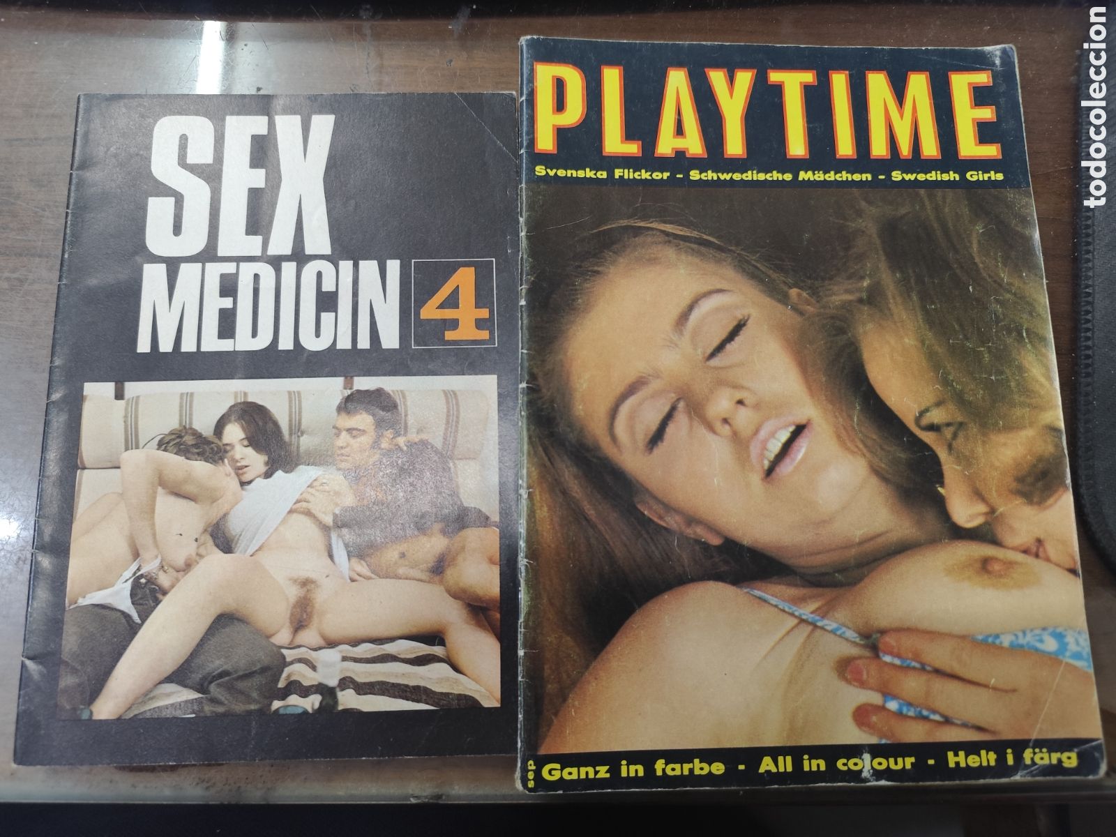 Coleccionismo de revistas y peri&oacute;dicos: Lote 7 ejemplares revista Erotica/Porno a&ntilde;os 70. No se venden sueltas