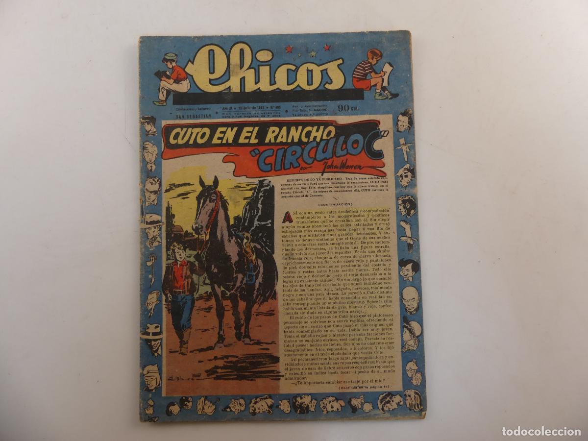 Coleccionismo de revistas y peri&oacute;dicos: REVISTA CHICOS NUMERO 496 -- REF: 91