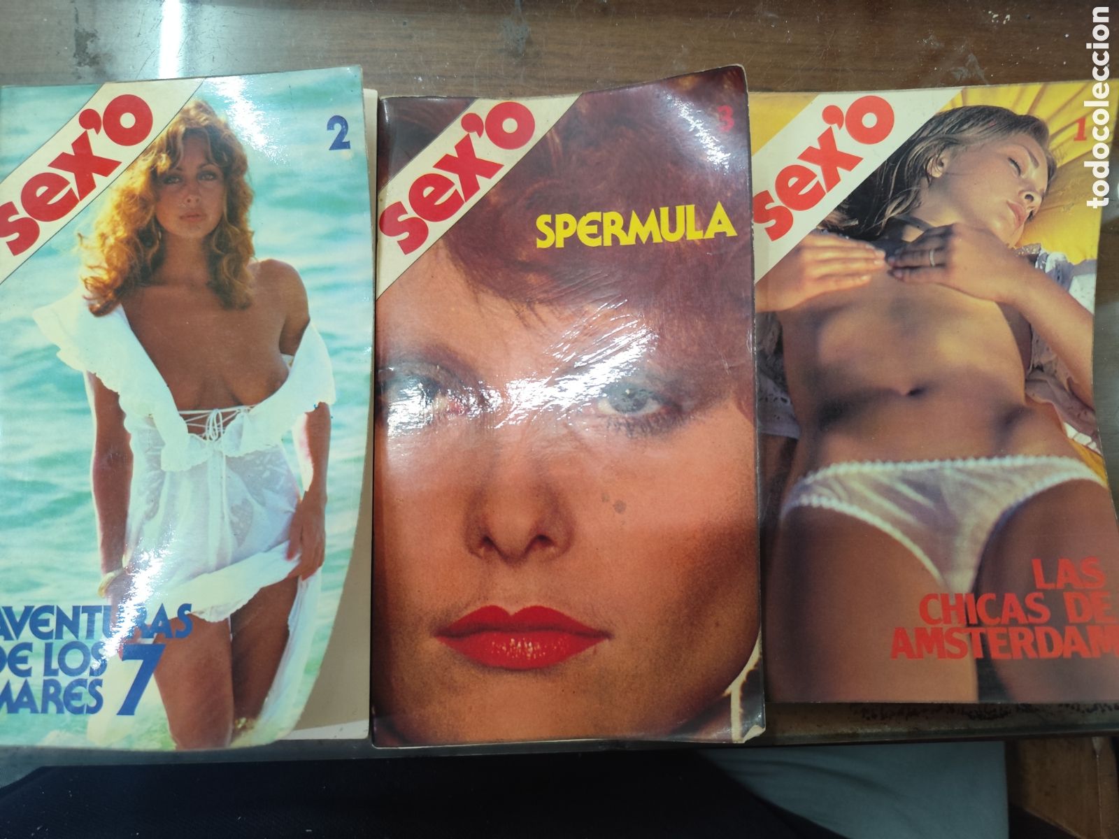 Coleccionismo de revistas y peri&oacute;dicos: Lote 3 ejemplares revista Erotica Sexo ' O. A&ntilde;o 1977
