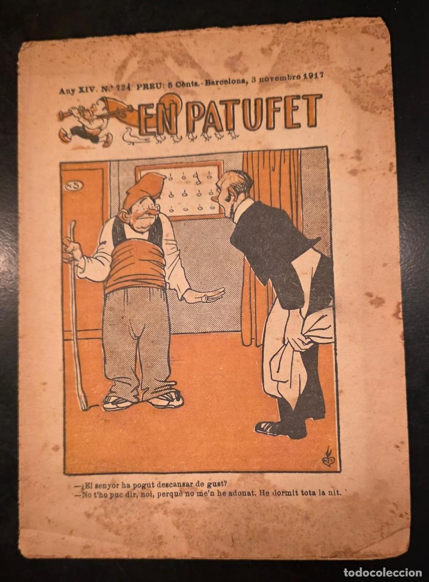 Coleccionismo de revistas y peri&oacute;dicos: EN PATUFET N&ordm; 724 &ndash; 3 Noviembre 1917 &ndash; Revista Infantil Catalana Original &ndash; Barcelona