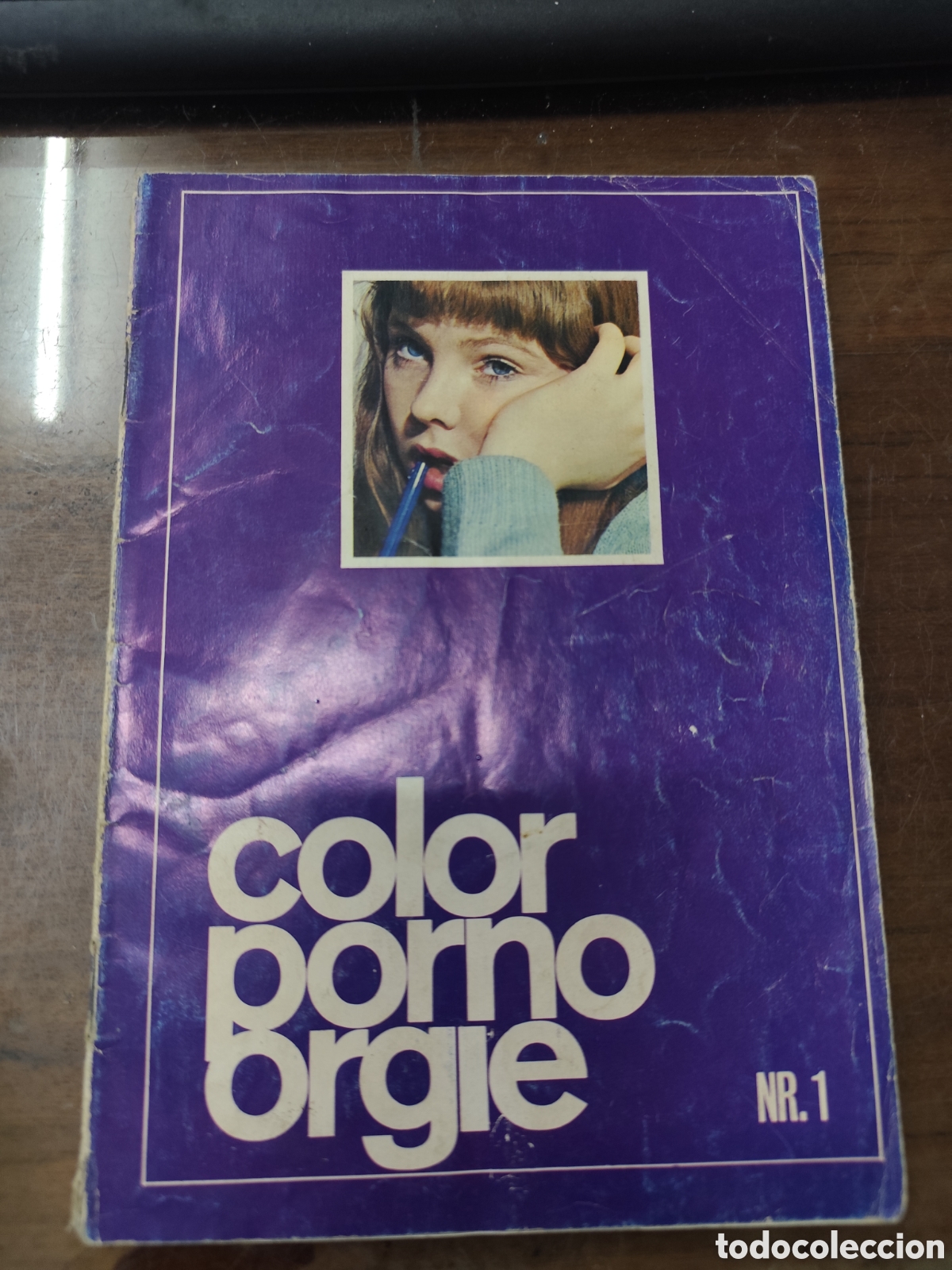 Coleccionismo de revistas y peri&oacute;dicos: Revista Erotica/Porno danesa color porno orgie n.1. adolescentes. A&ntilde;o 1977