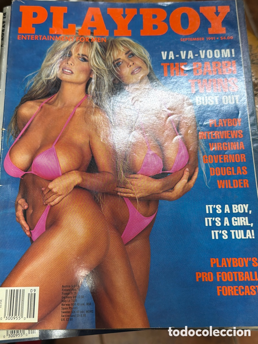 Coleccionismo de revistas y peri&oacute;dicos: Lote de 11 revistas eroticas playboy enternament for men.edicion americana.a&ntilde;os 90.