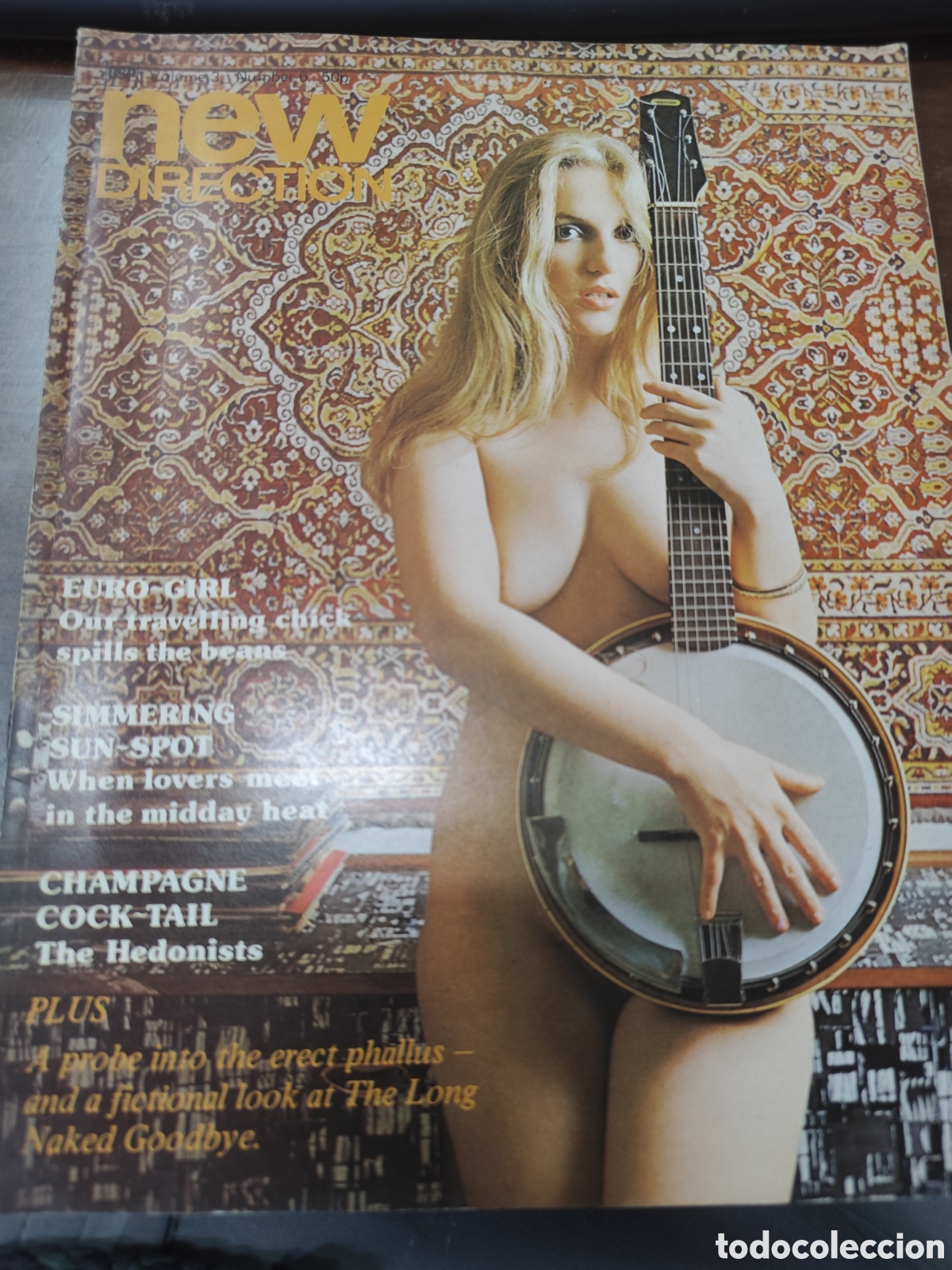 Coleccionismo de revistas y peri&oacute;dicos: Revista Erotica inglesa New direction n.6. a&ntilde;o 1973