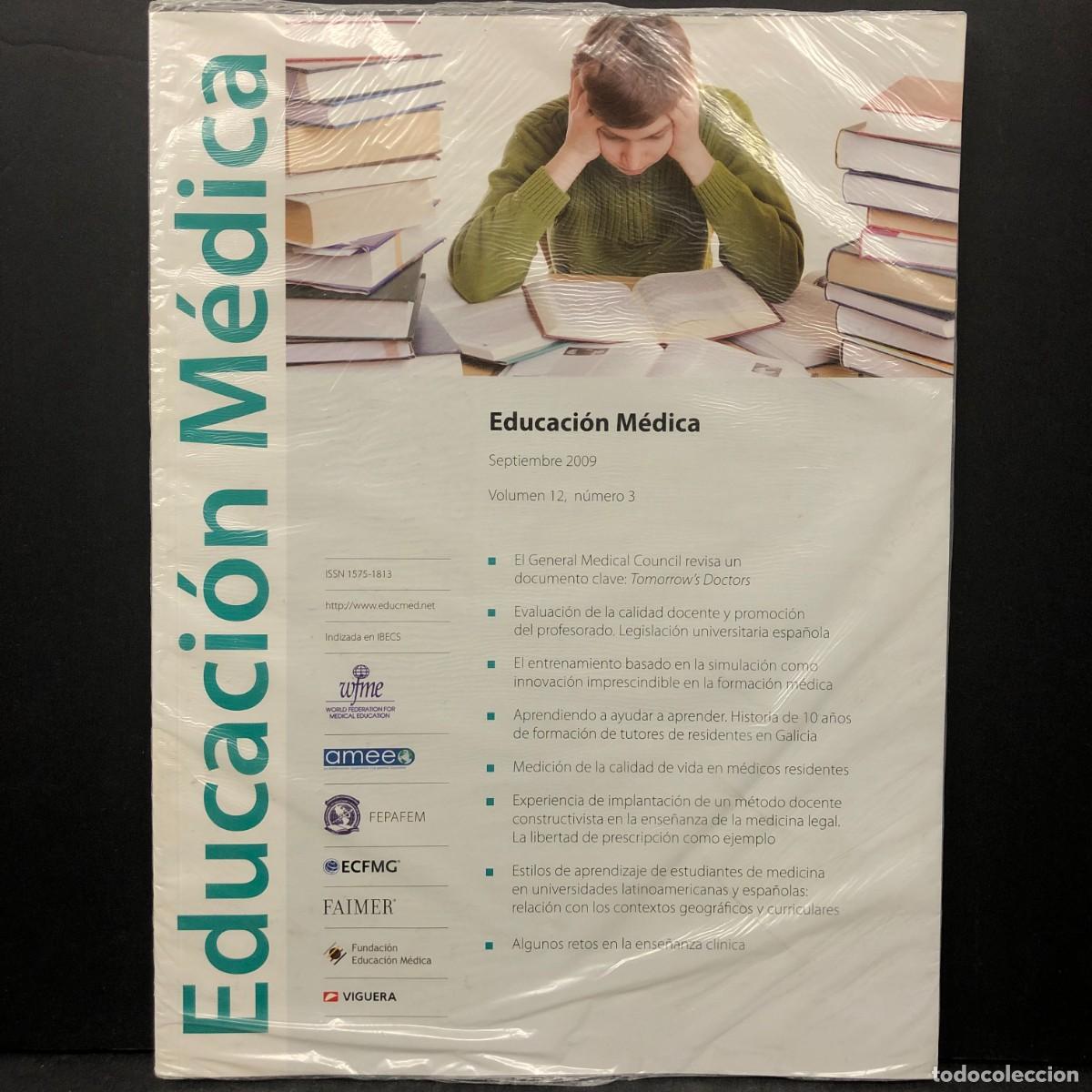 Coleccionismo de revistas y peri&oacute;dicos: EDUCACI&Oacute;N M&Eacute;DICA - SEPTIEMBRE 2009 - VOLUMEN 12 - N&Uacute;MERO 3 / 1586