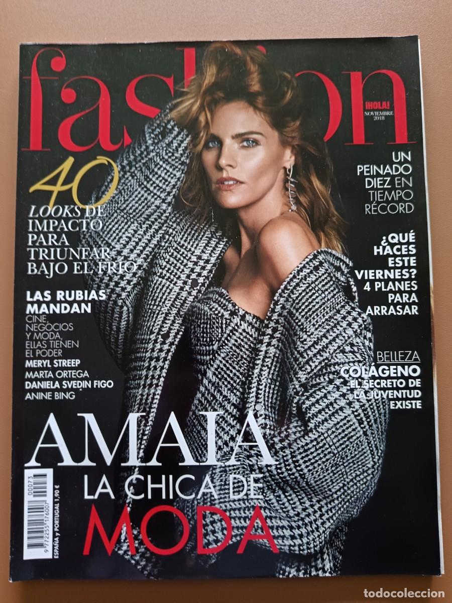 Coleccionismo de revistas y peri&oacute;dicos: FASHION - HOLA- 2018