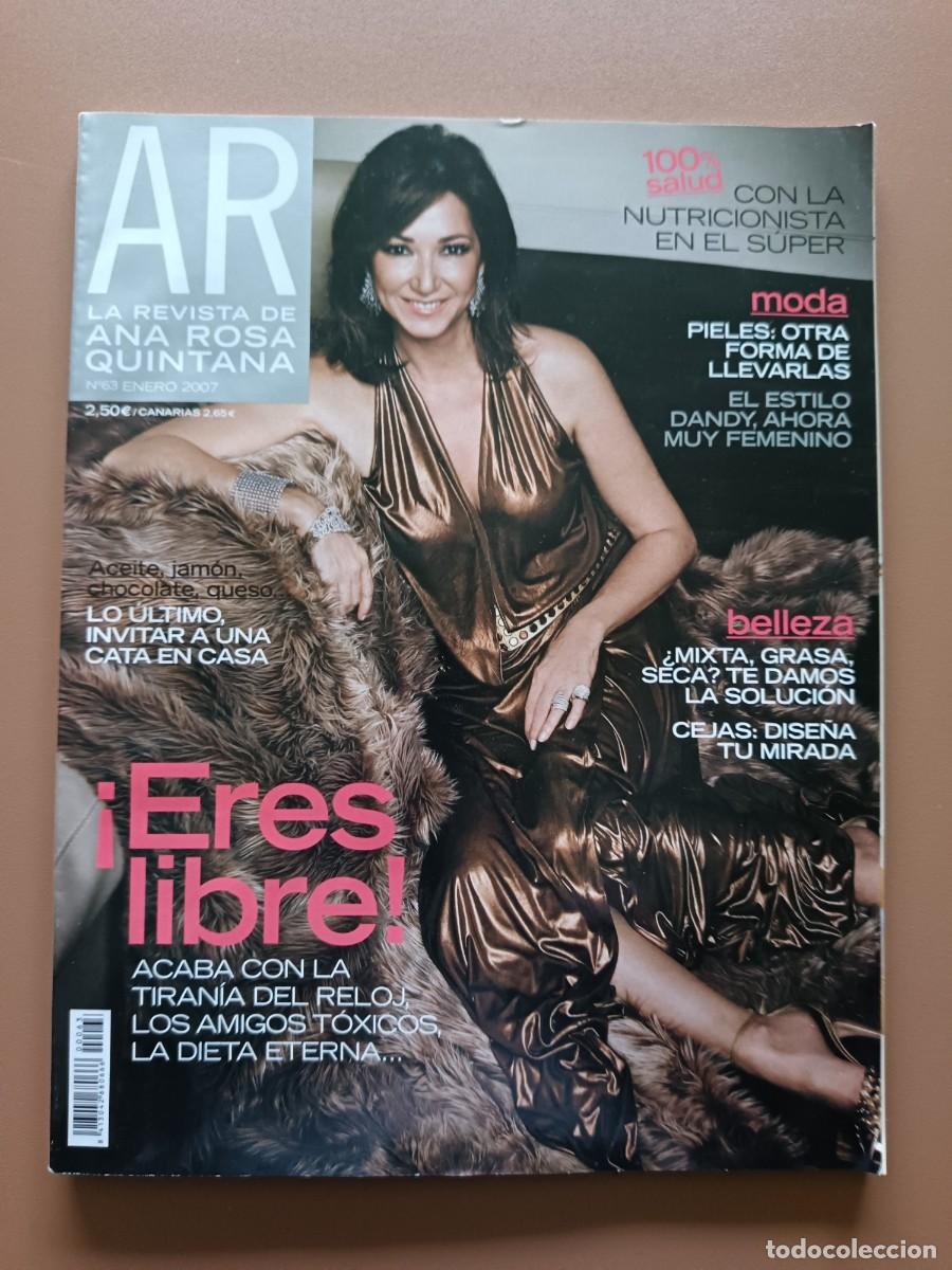 Coleccionismo de revistas y peri&oacute;dicos: AR- REVISTA ANA ROSA QUINTANA - 63- 2007