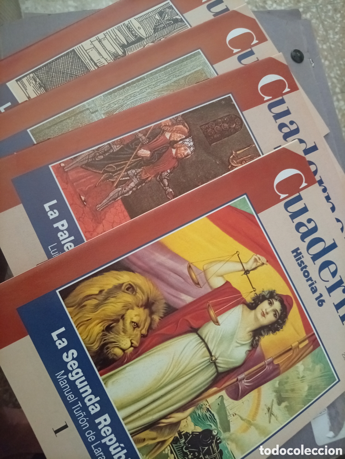 Coleccionismo de revistas y peri&oacute;dicos: Cuadernos Historia 16. Num del 1 al 4