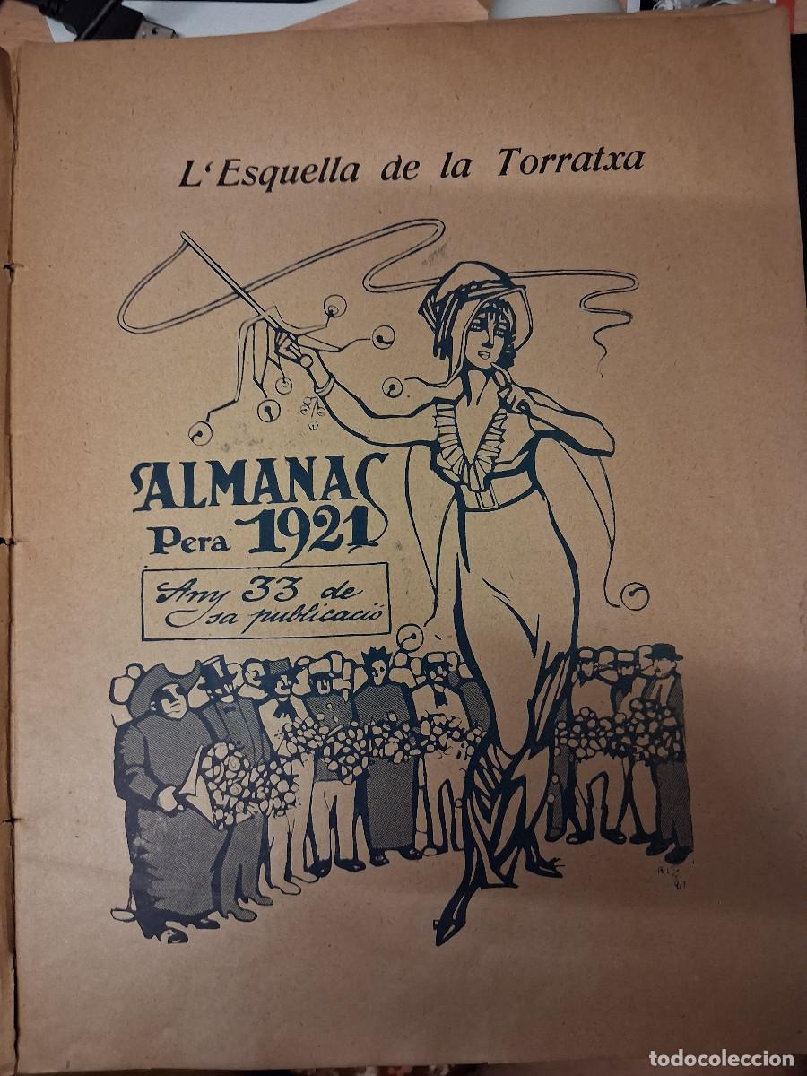 Coleccionismo de revistas y peri&oacute;dicos: ESQUELLA DE LA TORRATXA, L&rsquo;: Almanac pera 1921 any 33 de sa publicaci&oacute;