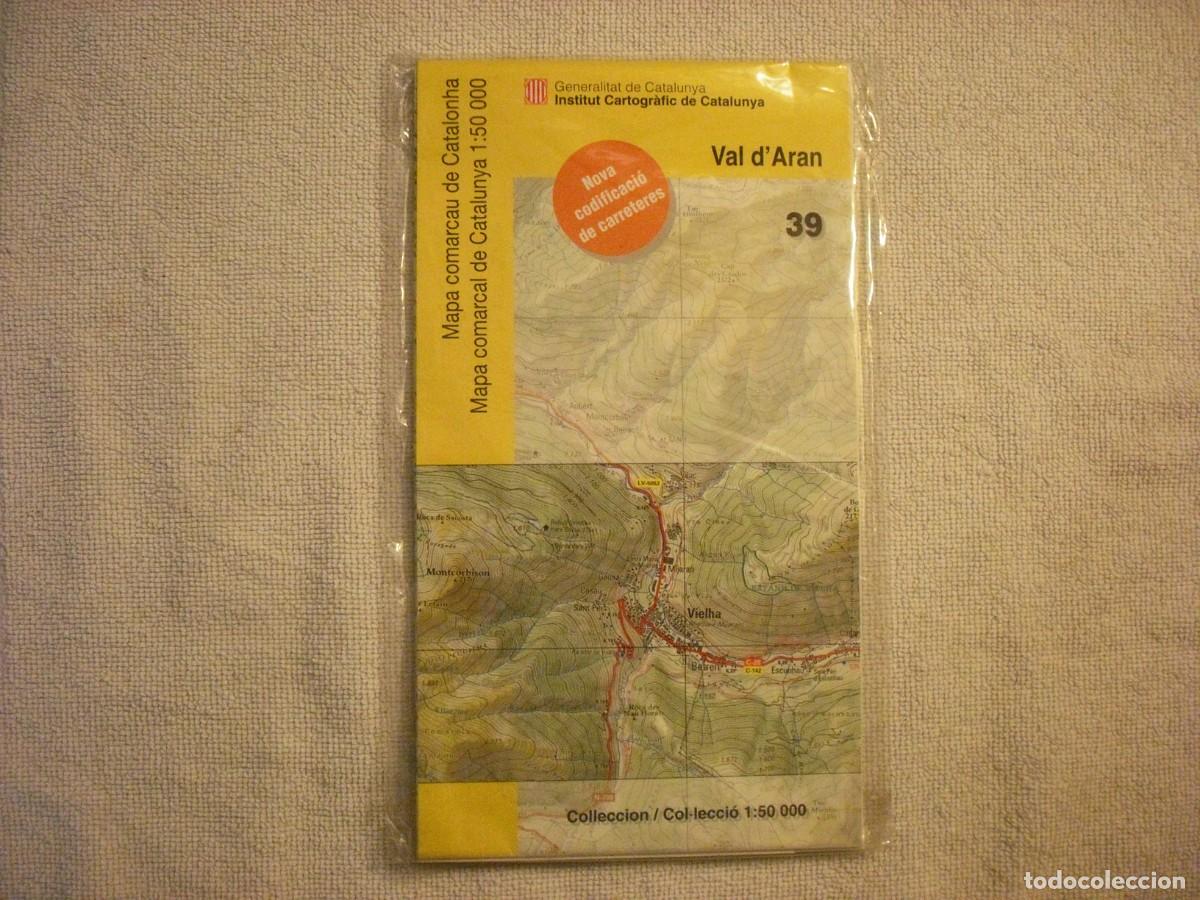 Coleccionismo de revistas y peri&oacute;dicos: MAPA COMARCAL CATALUNYA . INSTITUT GEOGRAFIC N. 39 , VALL D&acute;ARAN