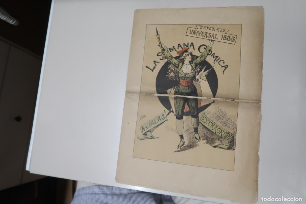 Coleccionismo de revistas y peri&oacute;dicos: REVISTA LA SEMANA C&Oacute;MICA. EXPOSICI&Oacute;N UNIVERSAL 1888