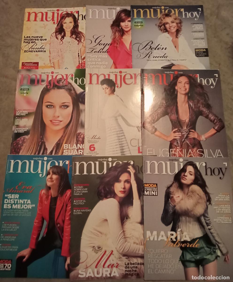 Coleccionismo de revistas y peri&oacute;dicos: LOTE 55 REVISTAS SUPLEMENTOS MUJER HOY ACTUALIDAD MODA CINE MUSICA BELLEZA ACTRICES ESPA&Ntilde;OLAS MIRA !
