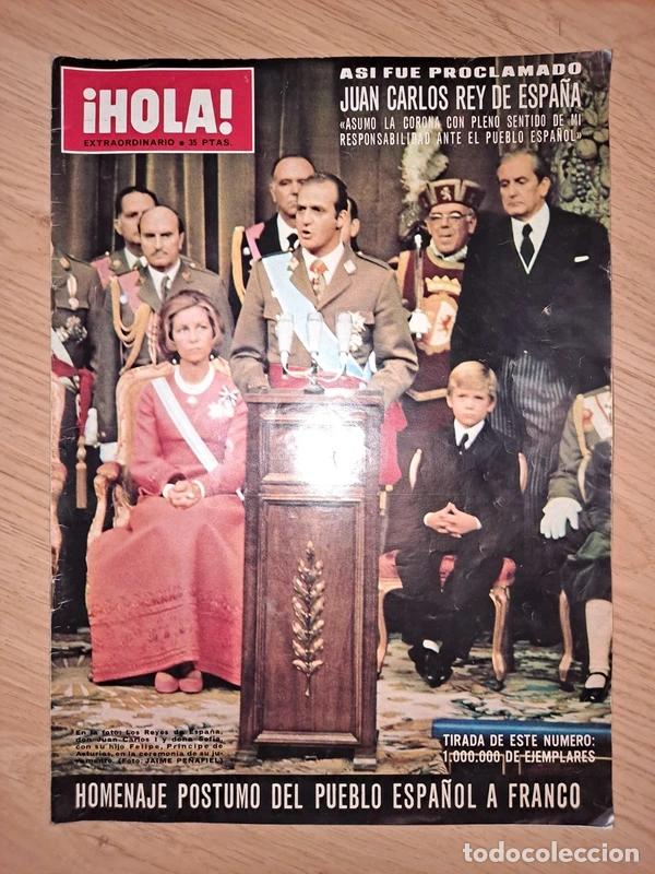Sammeln von Zeitschriften und Zeitungen: Lote 4 n&uacute;meros hist&oacute;ricos Revista HOLA