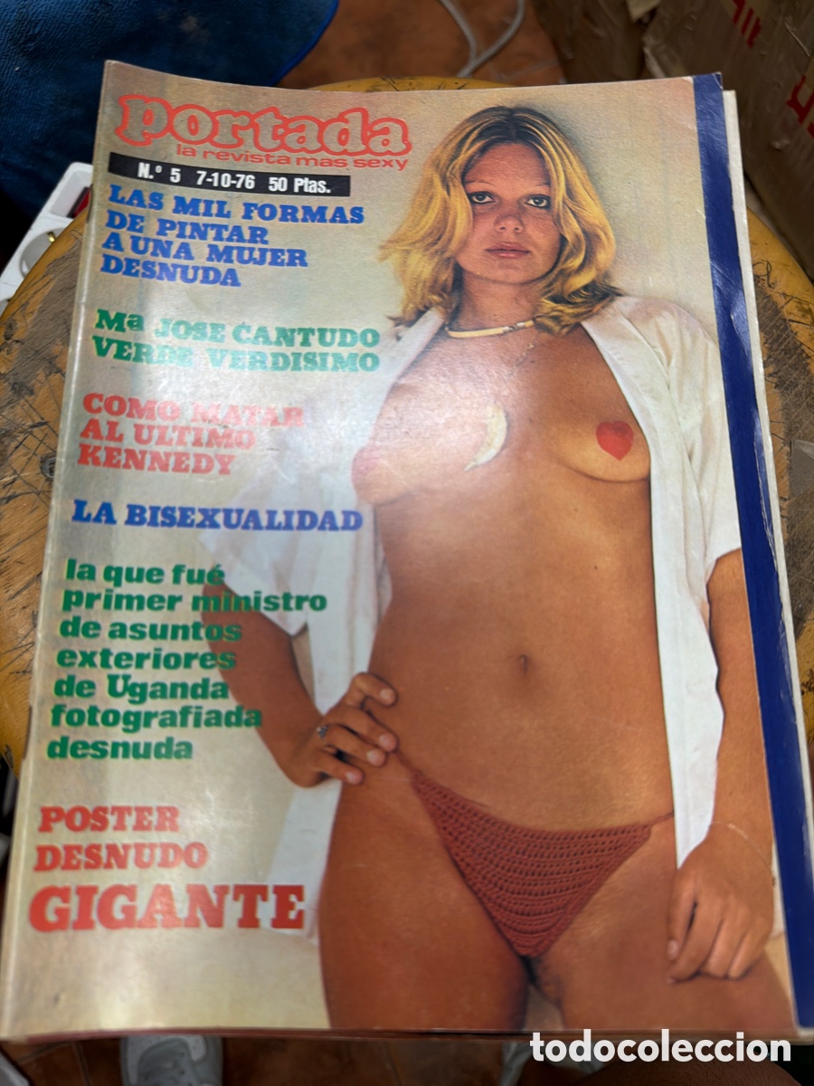 Coleccionismo de revistas y peri&oacute;dicos: Lote de revistas eroticas PORTADA la revista m&aacute;s sexysexy. Edici&oacute;n espa&ntilde;ola.a&ntilde;os 70.contiene post