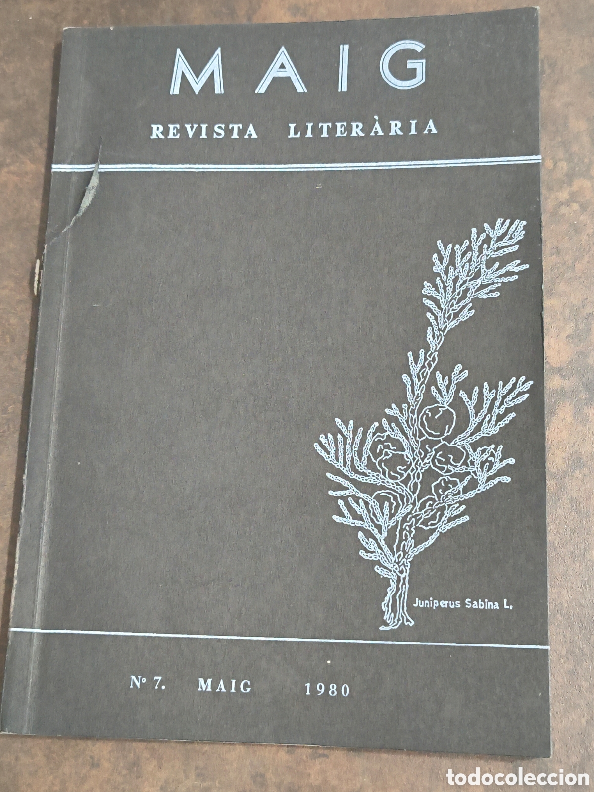 Coleccionismo de revistas y peri&oacute;dicos: MAIG REVISTA LITERARIA N&ordm; 7 MAIG 1980