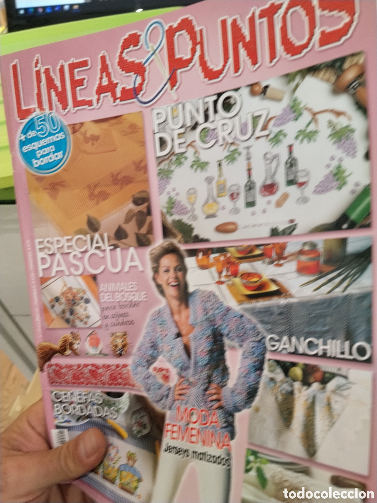 Coleccionismo de revistas y peri&oacute;dicos: Revista L&iacute;neas & Puntos. Punto de cruz