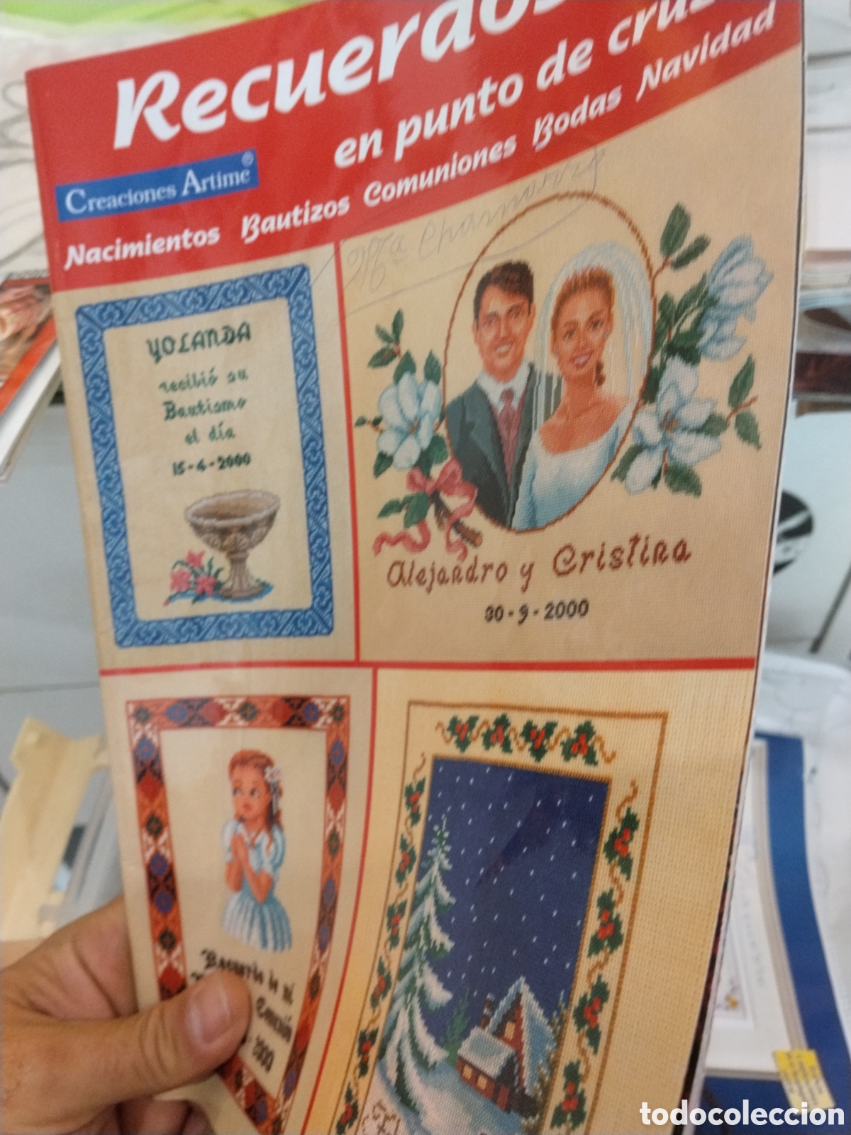 Coleccionismo de revistas y peri&oacute;dicos: Revista Recuerdos en punto de Cruz. 2