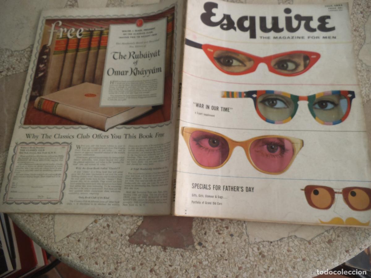 Coleccionismo de revistas y peri&oacute;dicos: esquire, u.s.a.vol-XL, N&ordm; 1, wholen&ordm; 236, reportage de marilyn monroe, 8 paginas ,15 fotos en b/n
