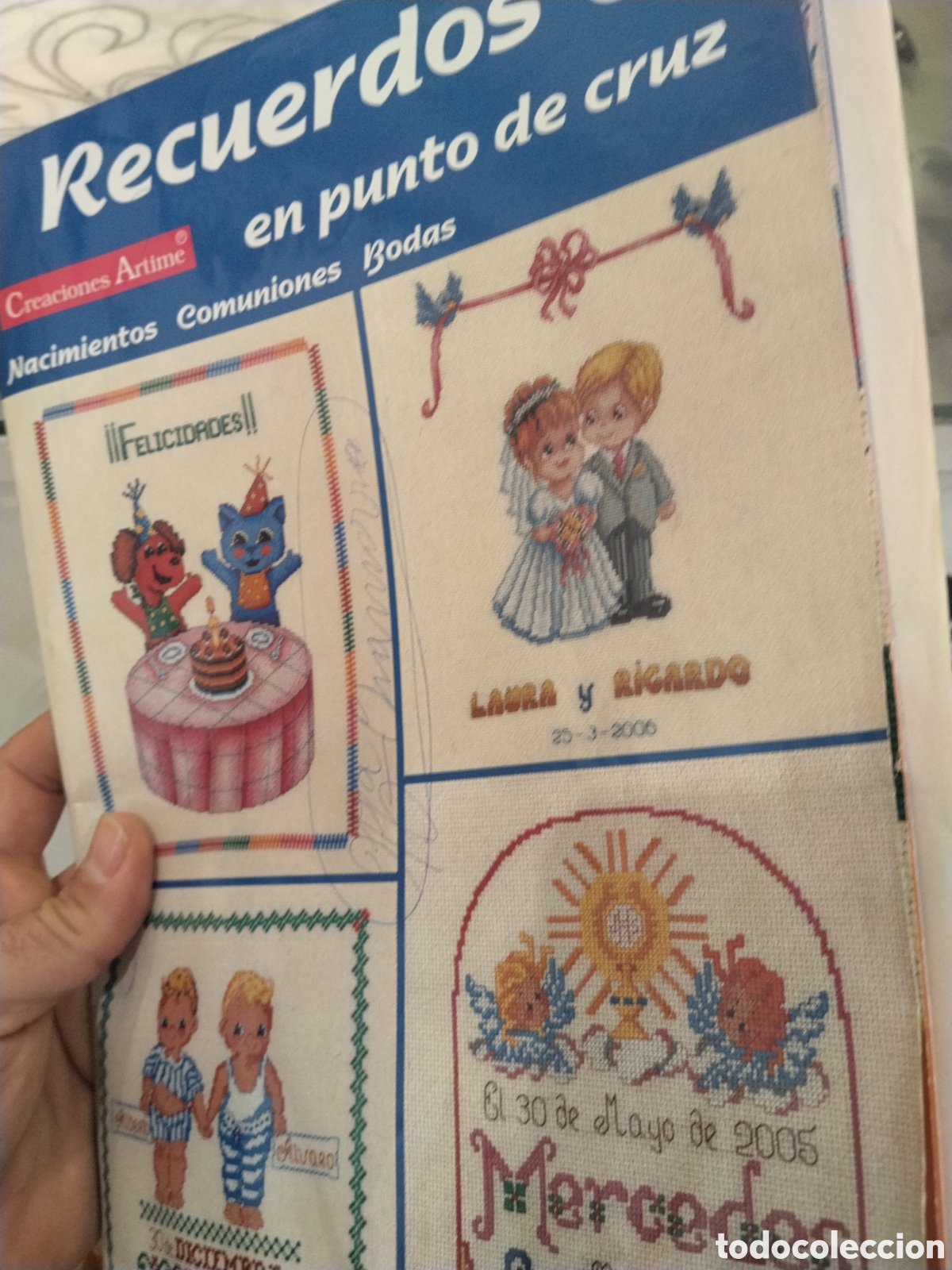 Colecionismo de Revistas e Jornais: Revista Recuerdos en punto de cruz . 6
