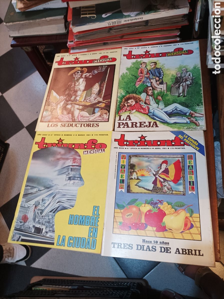 Collectionnisme de Revues et Journaux: LOTE DE18 REVISTAS TRIUNFO N3 AL 22 AMBOS INCLUSIVE I
