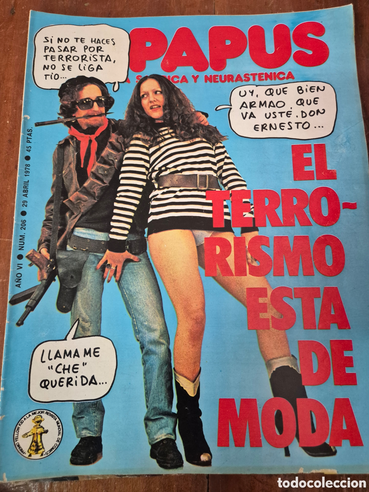 Coleccionismo de revistas y peri&oacute;dicos: EL PAPUS 7 NUMEROS 206 229 234 235 239 253
