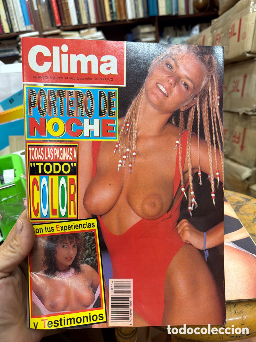 Coleccionismo de revistas y peri&oacute;dicos: Lote de 6 revistas er&oacute;ticas CLIMA.edici&oacute;n en espa&ntilde;ol.a&ntilde;os 80