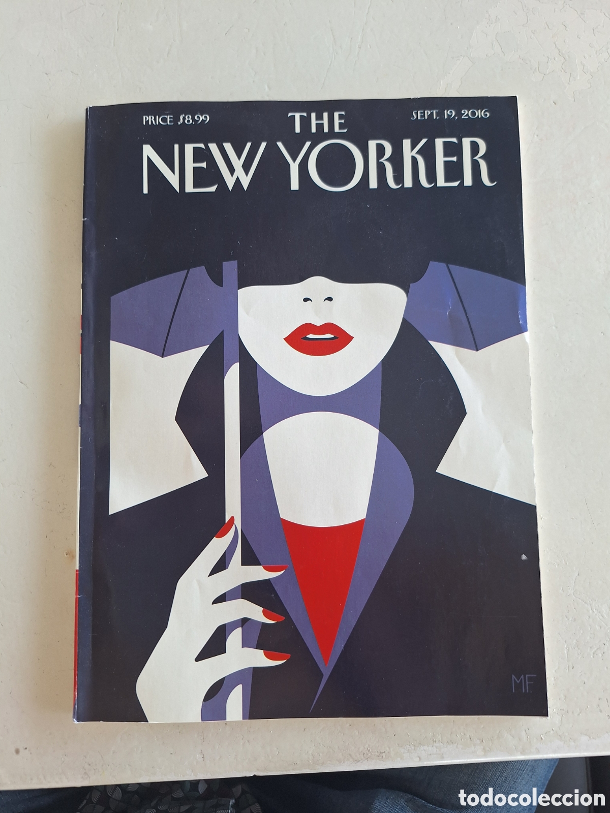 Coleccionismo de revistas y peri&oacute;dicos: Revista The New Yorker. Portada de Malika Favre