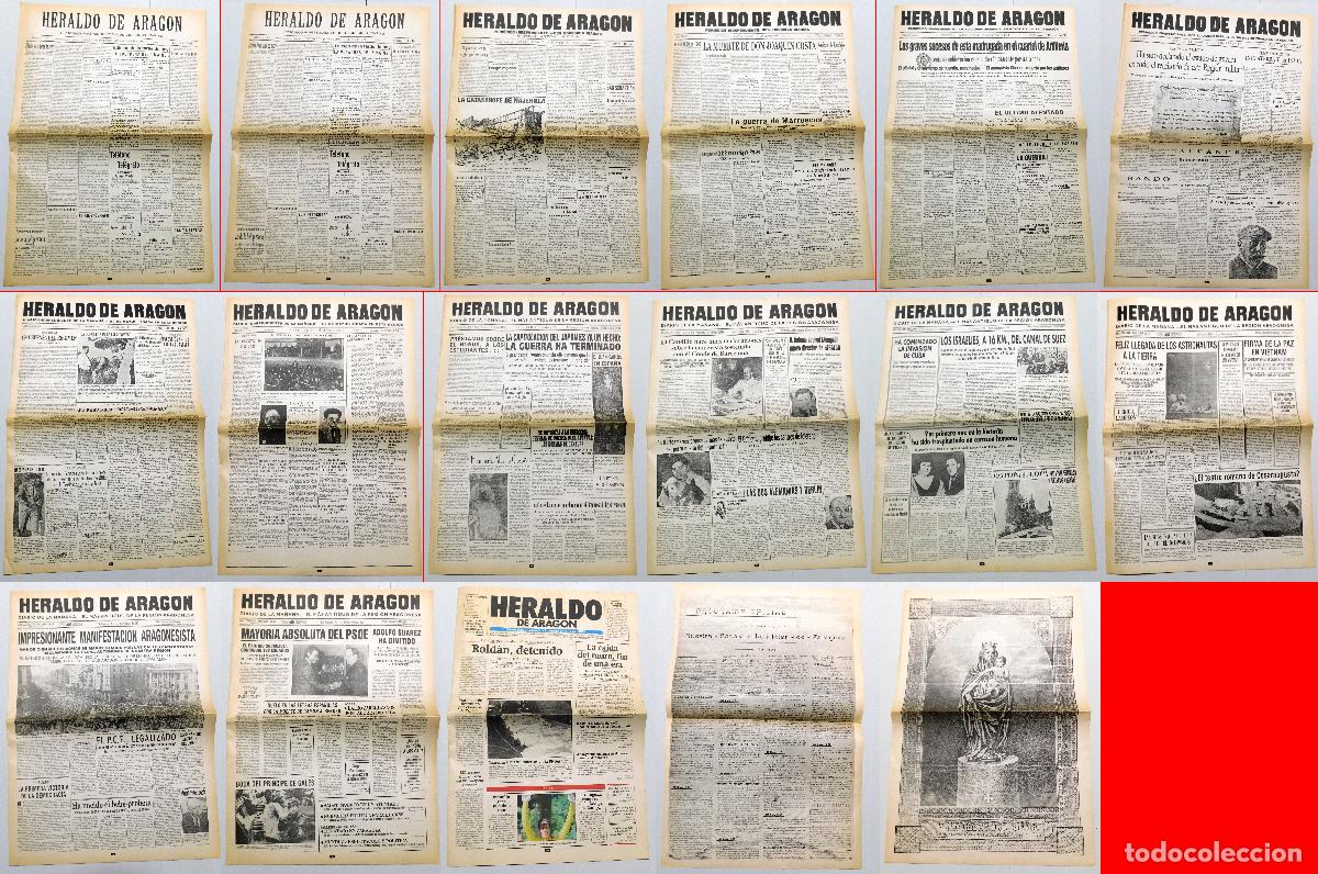 Coleccionismo de revistas y peri&oacute;dicos: HERALDO DE ARAGON - HISTORIA DE UN CENTENARIO 1895 - 1995 - DOCUMENTOS